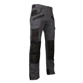 PANTALON DE TRAVAIL P/C POCHES GENOUILLERES 300GR ARGILE°