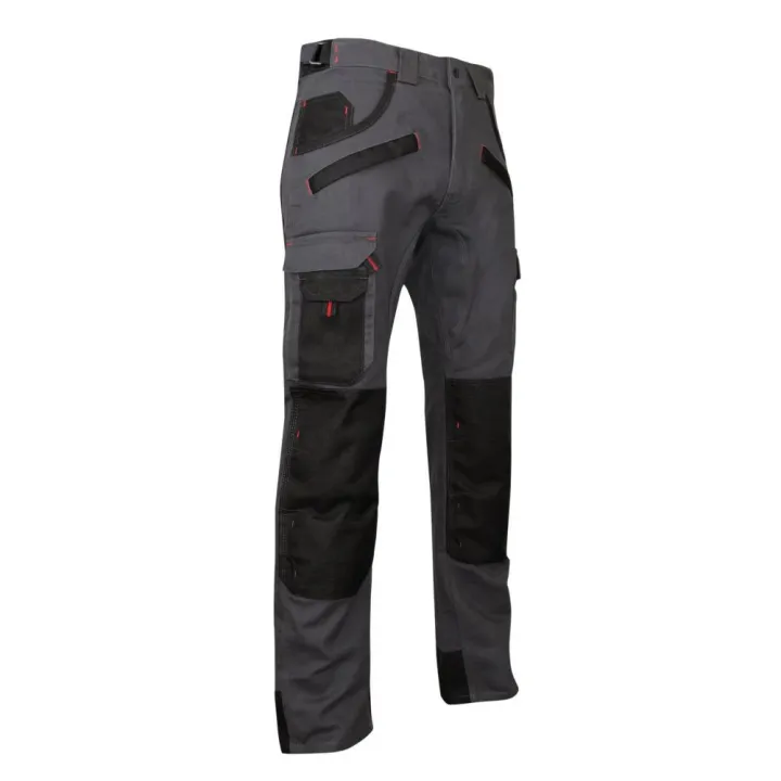 PANTALON DE TRAVAIL P/C POCHES GENOUILLERES 300GR ARGILE°
