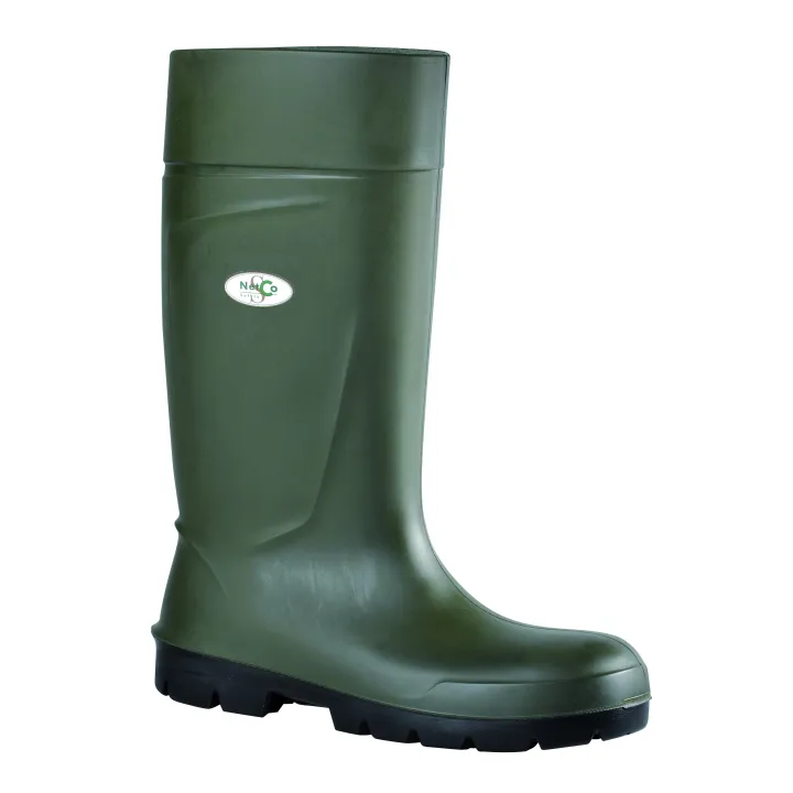 BOTTES DE SECURITE ARDECHE PU VERTES S5 SRC ARRET