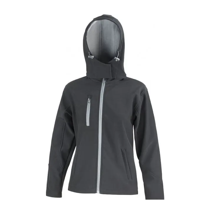 VESTE SOFTSHELL CAPUCHE FEMME R230F TOPTEX