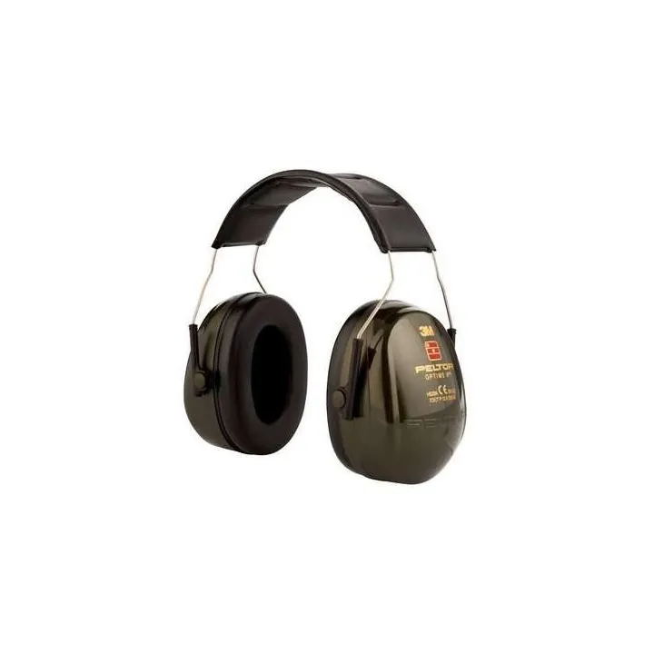 CASQUE ANTIBRUIT OPTIME™ II VERT - SERRE TETE 3M