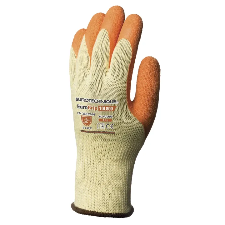 Gants EUROSTRONG 10L800 en latex crêpé – adhérence maximale et confort en milieux humides