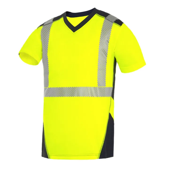 T-SHIRT HV POLYESTER RECYCLE MC CLASSE 2 130GR UPF 40+ BALI°