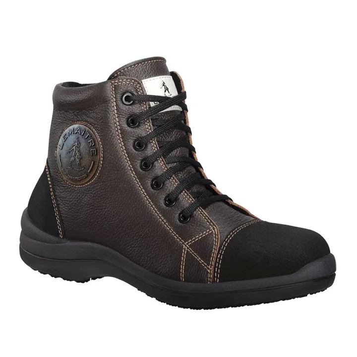 Chaussures de sécurité femme montantes S3 – confort morphologique et protection renforcée au travail