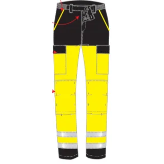 PANTALON GENOUILLERES HV FAB SPE ETCH B959 DE T46 A T68