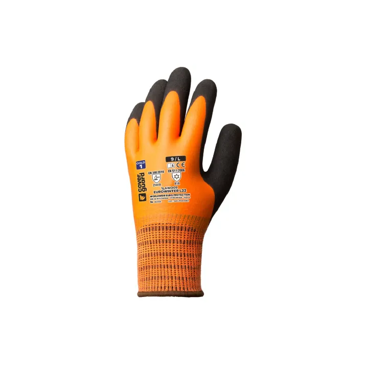 Gants EUROWINTER L22 – protection contre le froid, adhérence et confort en milieu humide