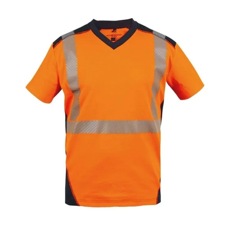 T-SHIRT HV POLYESTER RECYCLE MC CLASSE 2 130GR UPF 40+ BALI°