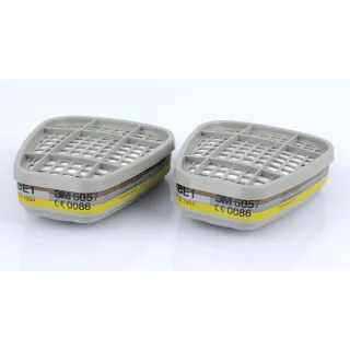 FILTRE ANTIGAZ ABE1 VAPEURS ORG/INORG GAZ ACIDES (LOT DE 2) 6057 3M