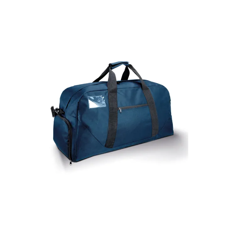 Sac paquetage polyester 600D avec compartiment chaussures, bandoulière amovible et anses renforcées