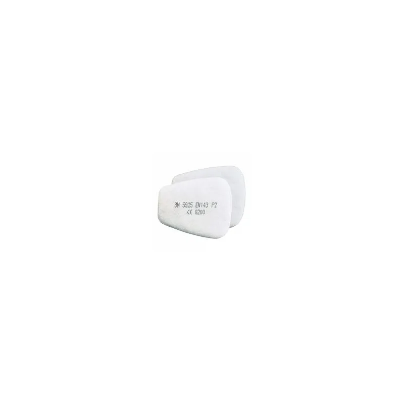 FILTRE ANTI-POUSSIERE P2 (LOT DE 2) 5925 3M FILTRE ANTI-POUSSIERE P2 (LOT DE 2) 5925 3M