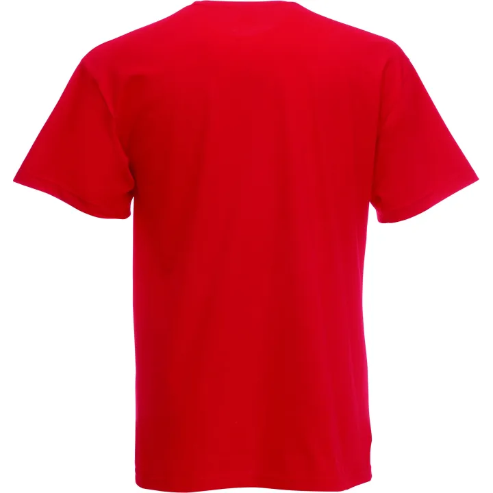T-shirt homme coton rouge SC6