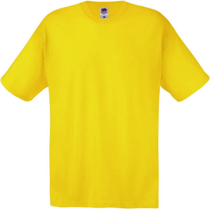 T-shirt homme coton jaune SC6