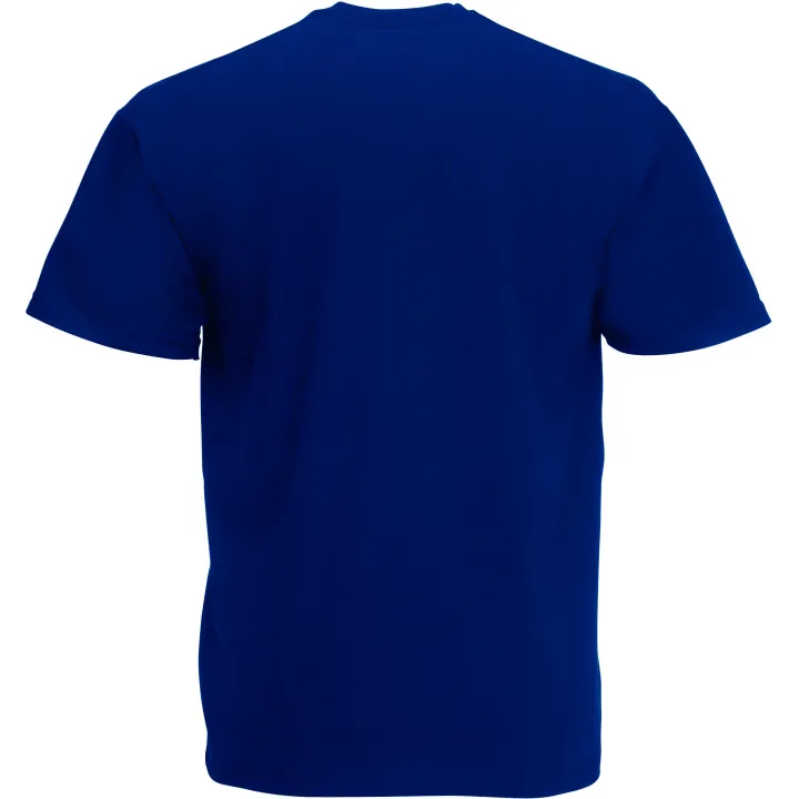 T-shirt homme col rond en coton personnalisable, doux au toucher