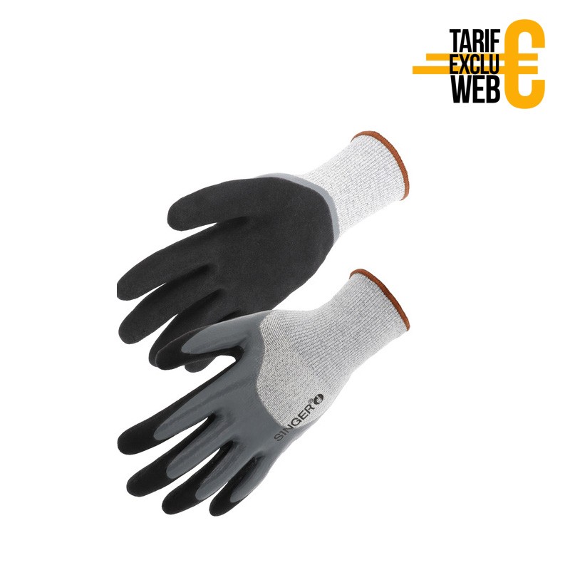 Gants anticoupure nitrile PHD534 Singer