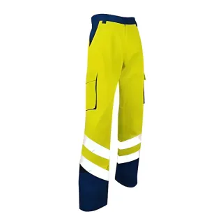 PANTALON DE TRAVAIL C/P HV 280GR PROTECTION°