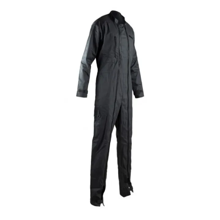 Combinaison de travail double zip avec col officier et poches pratiques