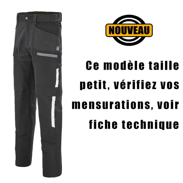 PANTALON DE TRAVAIL POLYAMIDE POCHES GENOUILLES TWIST°