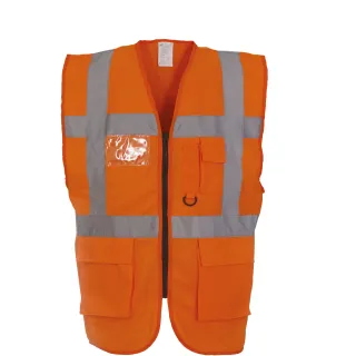 GILET HV 100% POLY SANS MANCHES CLASSE 1 120GR YHVW801