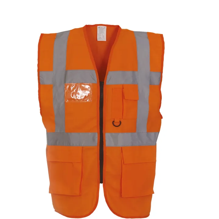 GILET HV 100% POLY SANS MANCHES CLASSE 1 120GR YHVW801