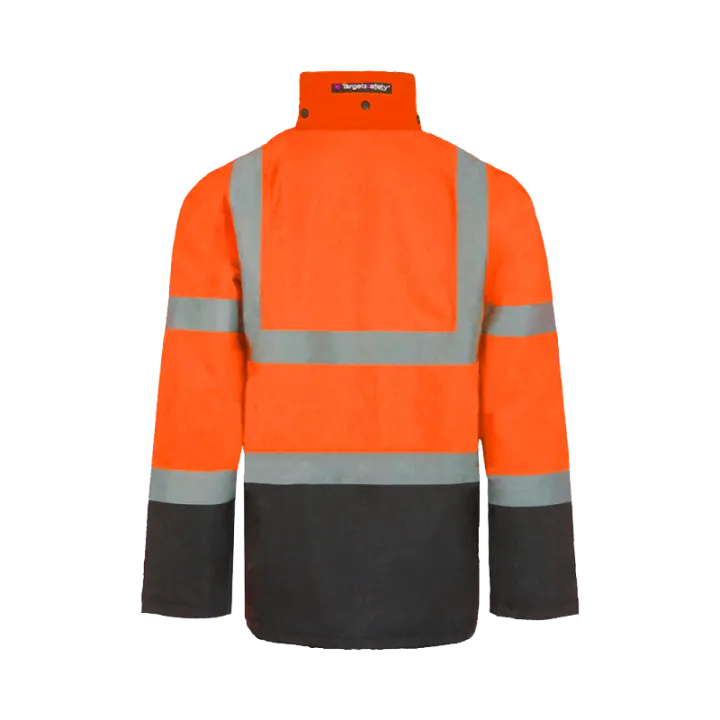 Parka haute visibilité personnalisable 4 en1 SKY T2S orange ou jaune