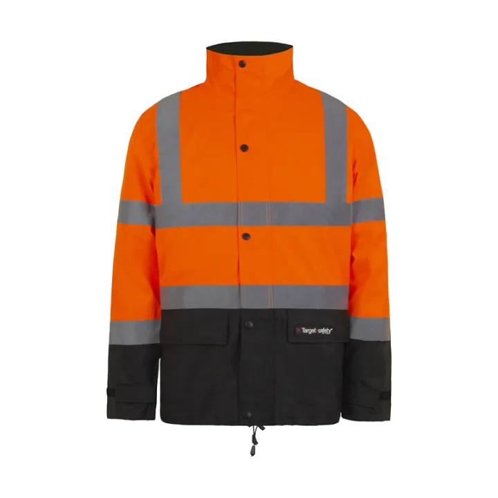 Parka haute visibilité personnalisable 4 en1 SKY T2S orange ou jaune