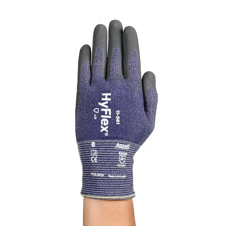 Gants HyFlex 11-561 – confort et résistance à la coupure pour applications légères