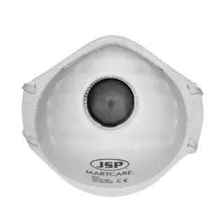 Masque jetable FFP2V MARTCARE® avec valve et barrette nasale aluminium