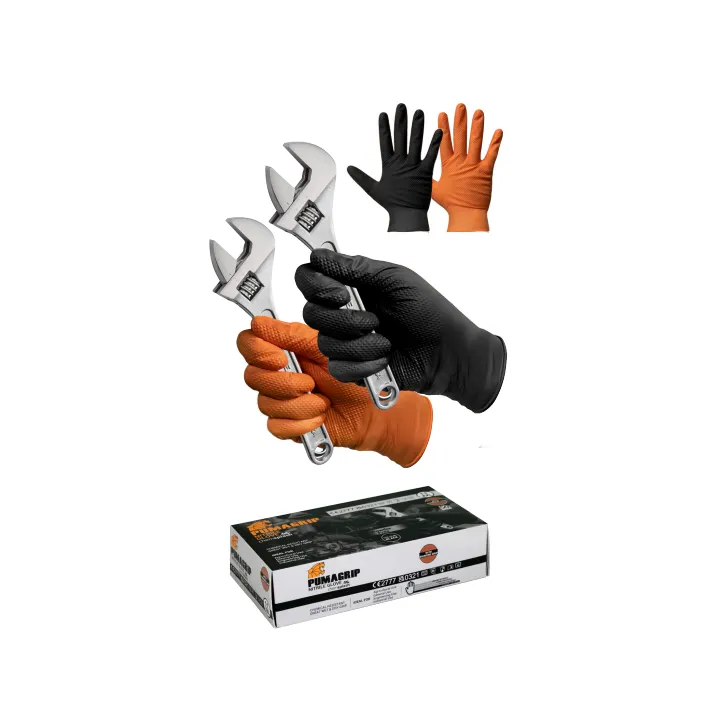 Gants jetables 4070 PUMAGRIP en nitrile – protection premium et compatibilité tactile