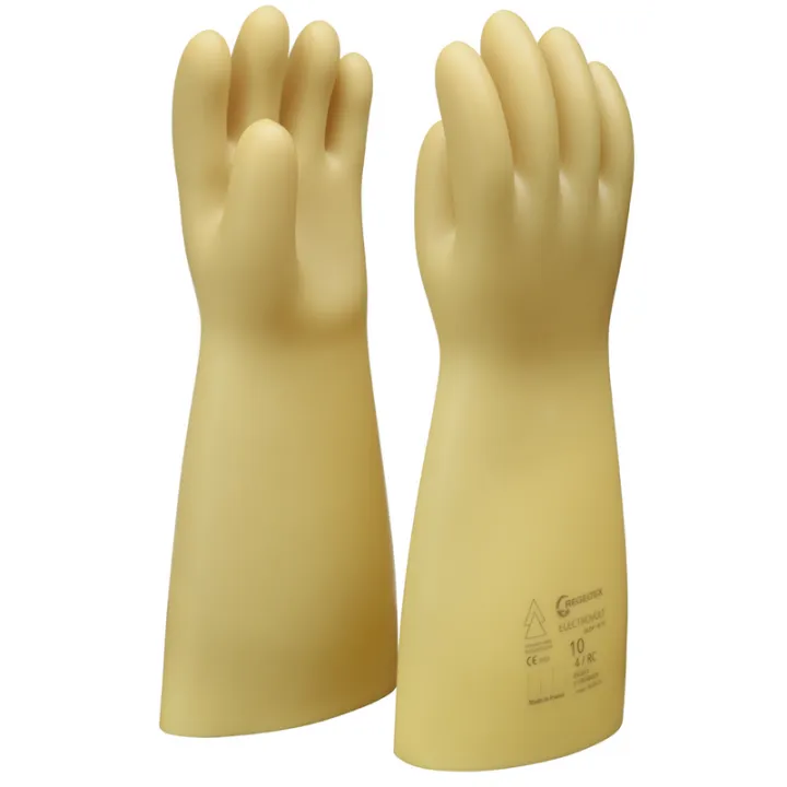 Gants isolants GLE ELECTROVOLT en caoutchouc naturel – protection diélectrique maximale et confort