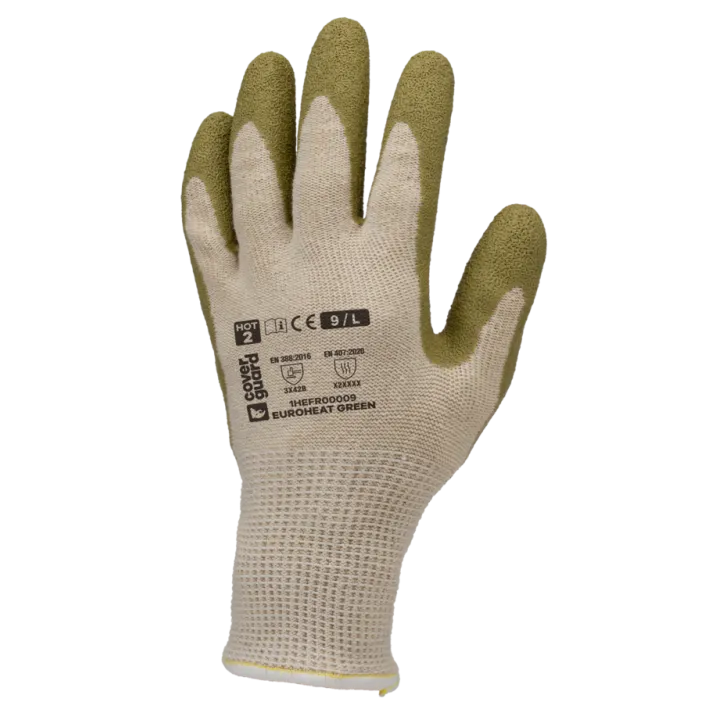 Gants EUROHEAT GREEN – protection thermique et polyvalence en milieux chauds et secs