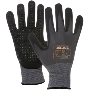 Gants de manutention précision enduction nitrile micro-mousse avec picots - Confort et sécurité