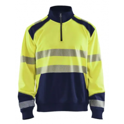 SWEAT COL ZIPP 100%...