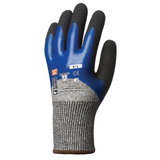 Gants de protection anti-coupure EUROCUT N505 avec double enduction nitrile – performance et confort en milieu gras