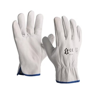 Gants manutention cuir résistant et souple