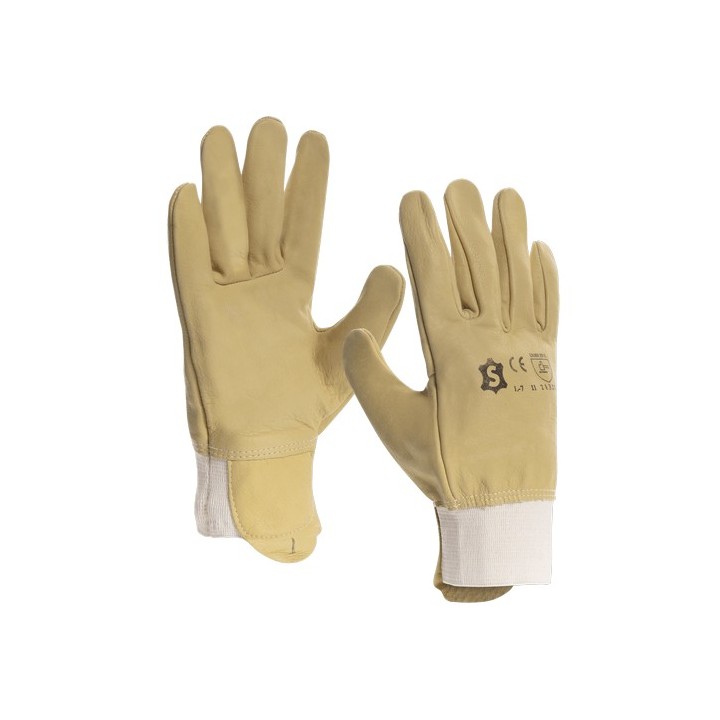 Gants L-7 en cuir hydrofuge – protection et dextérité pour la manutention et l’industrie