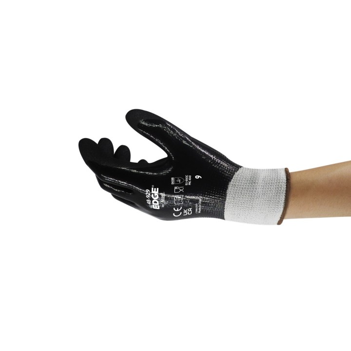 Gants industriels Edge 48-929 : protection, adhérence et conformité alimentaire en environnements huileux