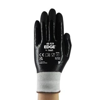 Gants industriels Edge 48-929 : protection, adhérence et conformité alimentaire en environnements huileux