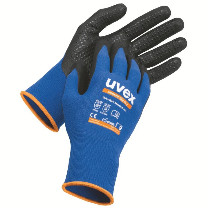 Gants uvex athletic lite dry : précision et confort pour les travaux d’assemblage et de montage