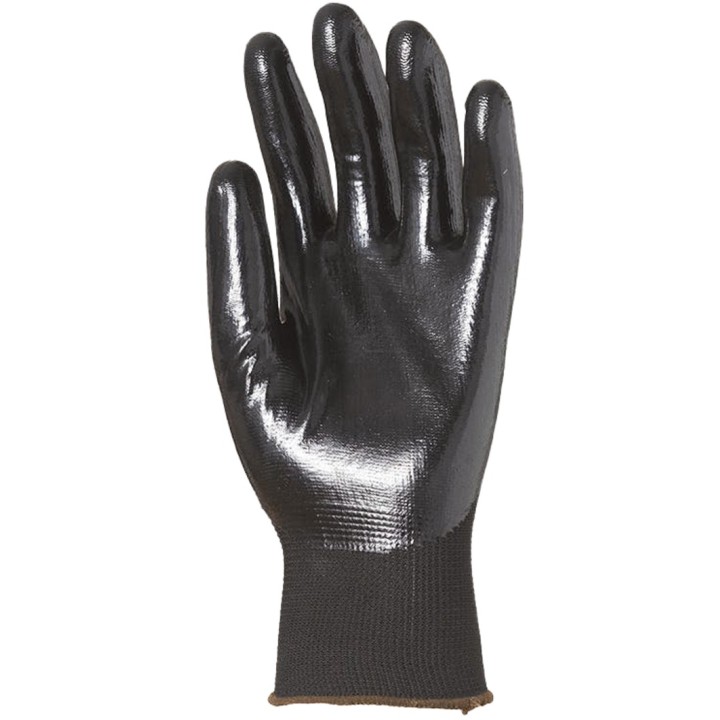 Gants EUROLITE 1NIAB en polyester avec enduction nitrile 3/4 – dextérité et protection en milieu huileux