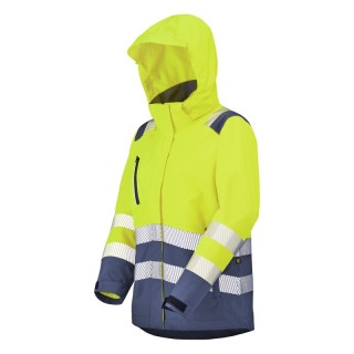 PARKAAVEC CAPUCHE POLY/RIPSTOP HV F CLASSE 3 195GR IRMA 