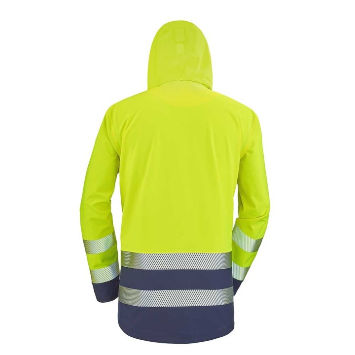 PARKA AVEC CAPUCHE POLYESTER RECYCLE HV CLASSE 3 190GR ERWIN