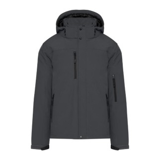 PARKA HOMME SOFTSHELL DOUBLEE 3 COUCHES CAPUCHE AMOVIBLE K650