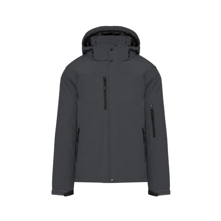 PARKA HOMME SOFTSHELL DOUBLEE 3 COUCHES CAPUCHE AMOVIBLE K650