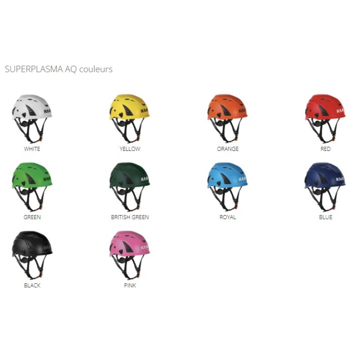 Casque de sécurité SuperPlasma AQ avec ventilation et système de réglage rapide