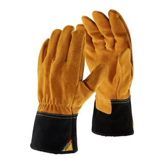 Gants 28401461 en cuir fendu et doublure coton – protection thermique et robustesse