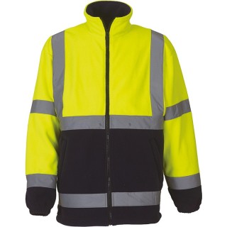 VESTE HV ZIP POLAIRE 100% POLY H ML 380GR YHVK08