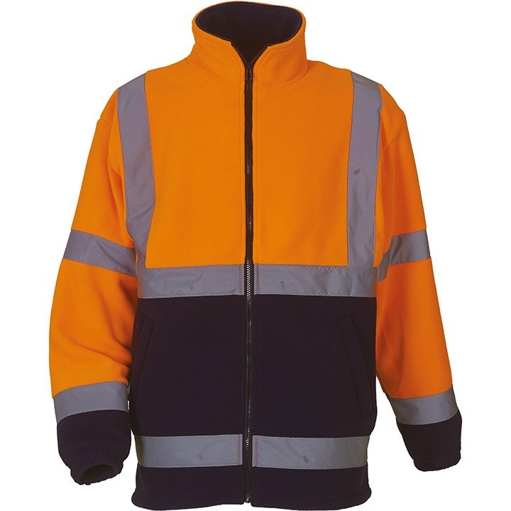 VESTE HV ZIP POLAIRE 100% POLY H ML 380GR YHVK08
