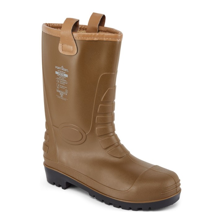 Bottes de sécurité Neptune Rigger S5 CI avec coque et semelle acier