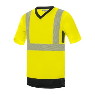 T-SHIRT HV 100% POLY MC CLASSE 2 UPF 40+ HELIUM