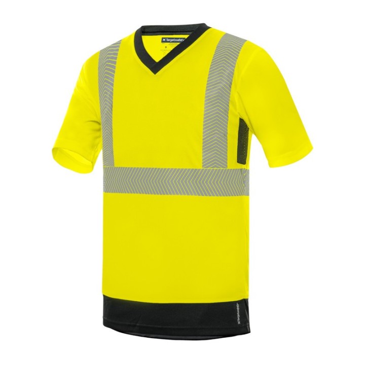 T-SHIRT HV 100% POLY MC CLASSE 2 UPF 40+ HELIUM